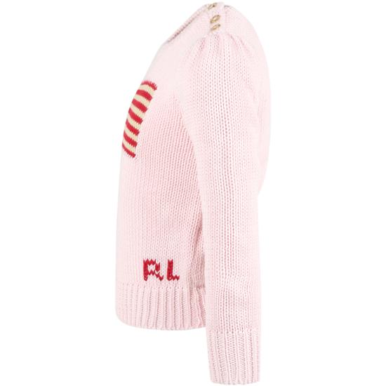 25FW [키즈] 랄프 로렌 캐시미어 니트 668609003 PINK - RALPH LAUREN