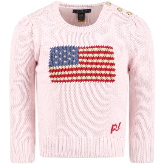 25FW [키즈] 랄프 로렌 캐시미어 니트 668609003 PINK