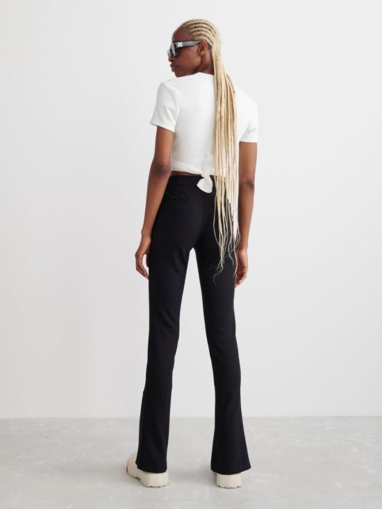  오프화이트 스트레이트 스트레이트 팬츠 OWCA136C99 FAB0011001 - OFF WHITE