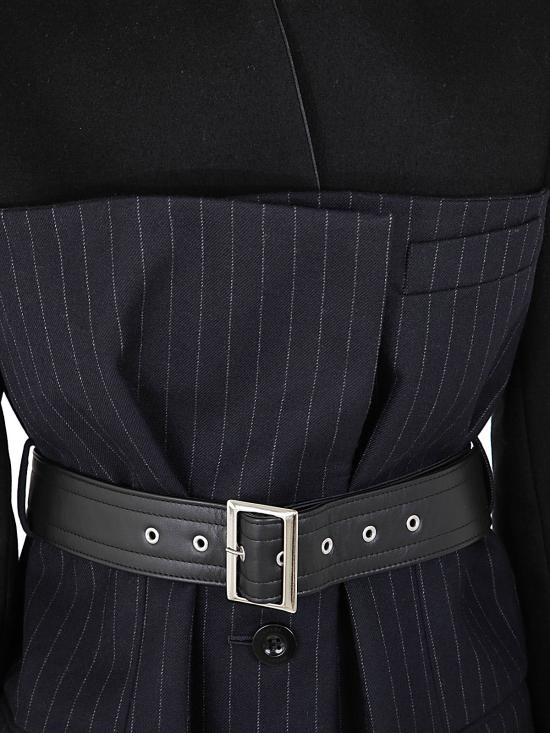  사카이 코트 22 06323 005 BLACK NAVY - SACAI