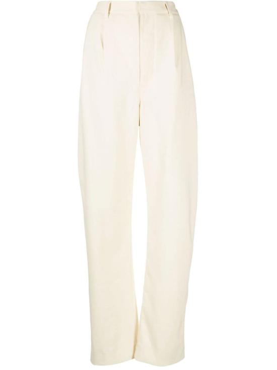  르메르 스트레이트 팬츠 X221 PA446 LF842 WH048 LIGHT CREAM - LEMAIRE