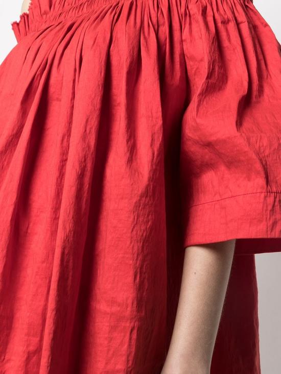  우마 왕 숏 원피스 UP1016U17S1 RED - UMA WANG