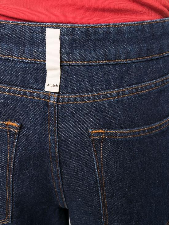  아미시 데님 스트레이트 팬츠 스트레이트 팬츠 A21AMD001D3951796999 BLU CUT - AMISH