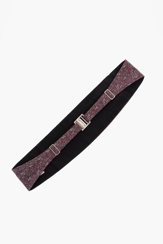  꼬르넬리아니 패브릭 벨트 87U317 1120488 040 Burgundy - CORNELIANI