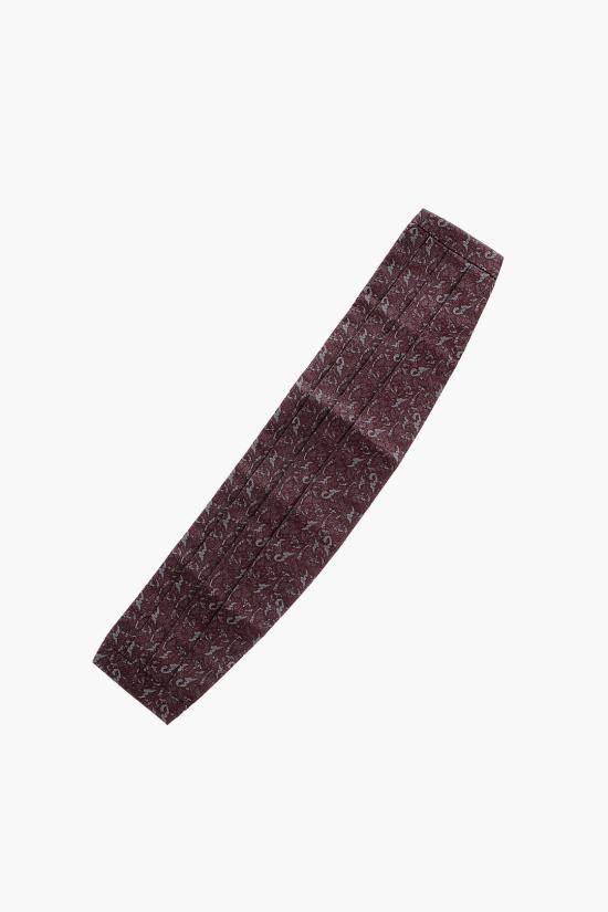  꼬르넬리아니 패브릭 벨트 87U317 1120488 040 Burgundy