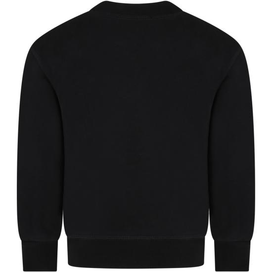 25FW [키즈] 디스퀘어드2 풀오버 DQ0541 D002G DQ900 BLACK - DSQUARED2