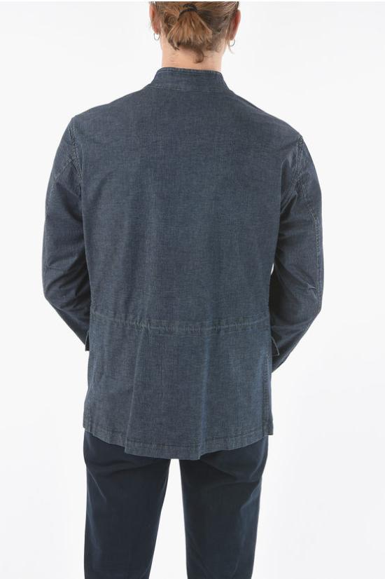  꼬르넬리아니 긴팔 셔츠 872AZ7 1120152 001 Blue - CORNELIANI