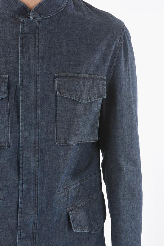  꼬르넬리아니 긴팔 셔츠 872AZ7 1120152 001 Blue - CORNELIANI