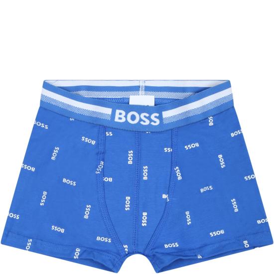 25FW [키즈] 휴고보스 팬티 J20327 871 LIGHT BLUE - HUGO BOSS