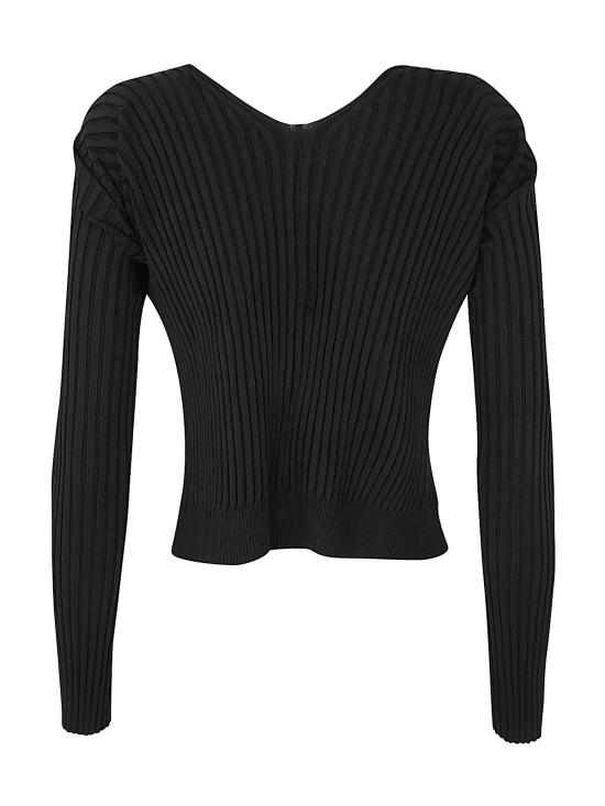  자크뮈스 가디건 22H223KN500 2190 990 BLACK - JACQUEMUS