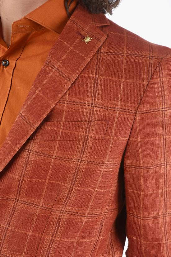  꼬르넬리아니 수트 자켓 87XR47 1166941 045 Arancio Marrone - CORNELIANI