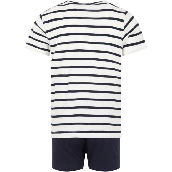 25FW [키즈] 쁘띠바또 라운지 웨어 A01DD MARSHMALLOW SMOKING MULTICOLOR - PETIT BATEAU