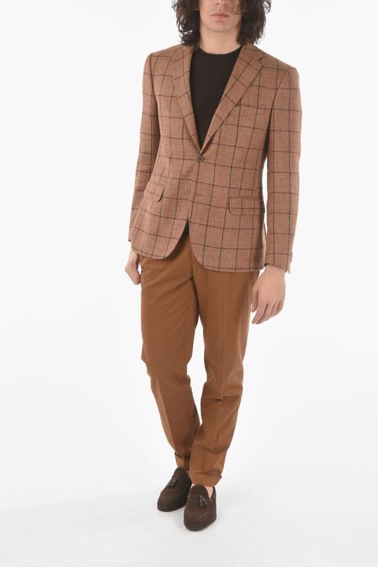  꼬르넬리아니 수트 자켓 85XR49 0166337 049 Brown - CORNELIANI