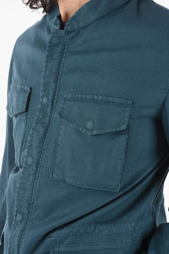  꼬르넬리아니 긴팔 셔츠 872AZ7 1120153 051 Blue - CORNELIANI