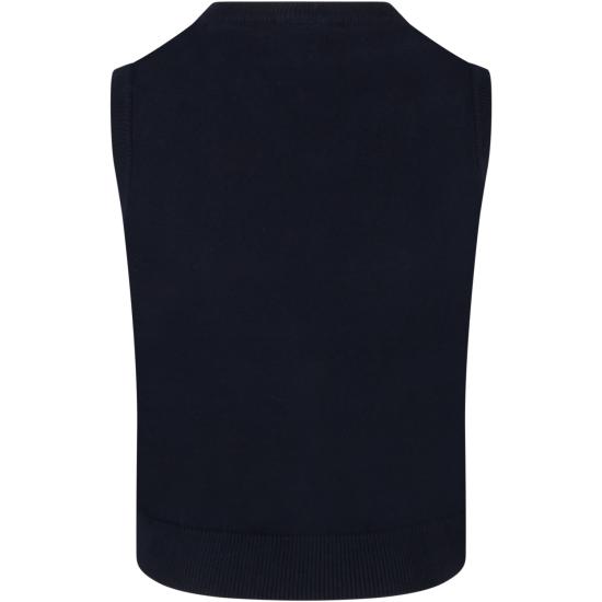 25FW [키즈] 엠포리오 아르마니 니트 베스트 8N4M92 4M0HZ 0930 BLUE - EMPORIO ARMANI