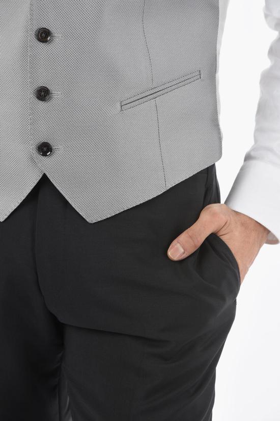  꼬르넬리아니 베스트 87CZ35 1167147 026 Bianco Grigio - CORNELIANI