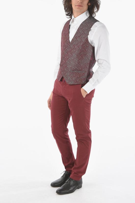  꼬르넬리아니 베스트 87C086 1117188 040 Burgundy - CORNELIANI