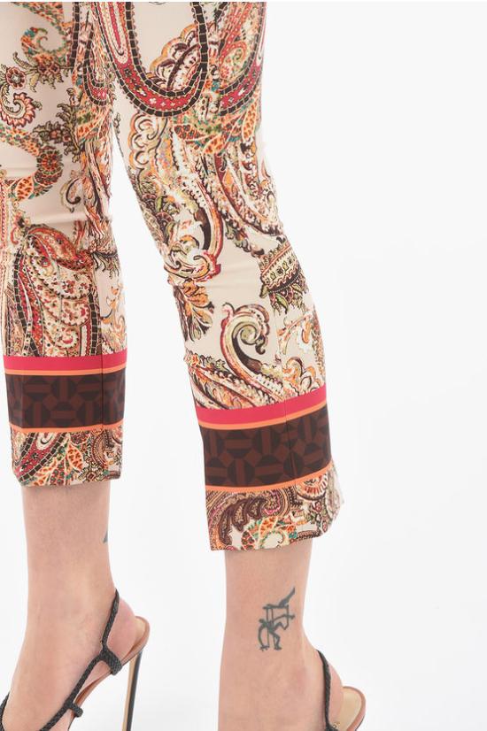  루시아 크롭 팬츠 SAMARCANDATROMBETTA Multicolor - LUCIAH