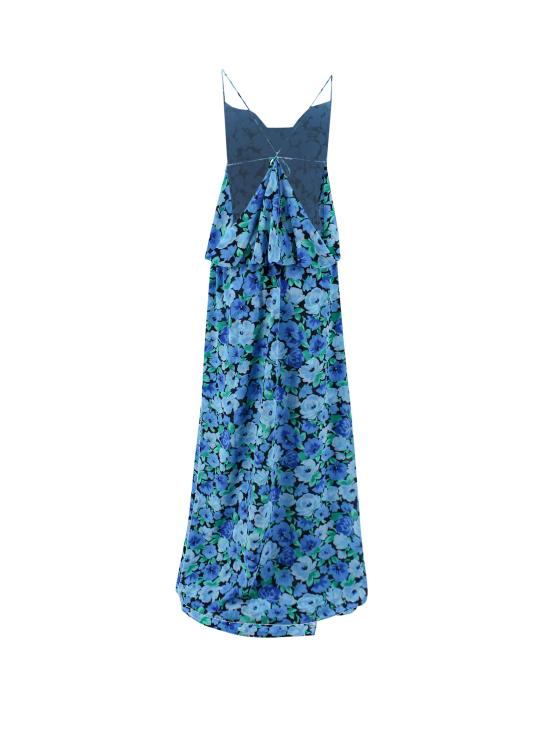 24FW 로테이트 롱 원피스 1001541324 4245 Blue - ROTATE