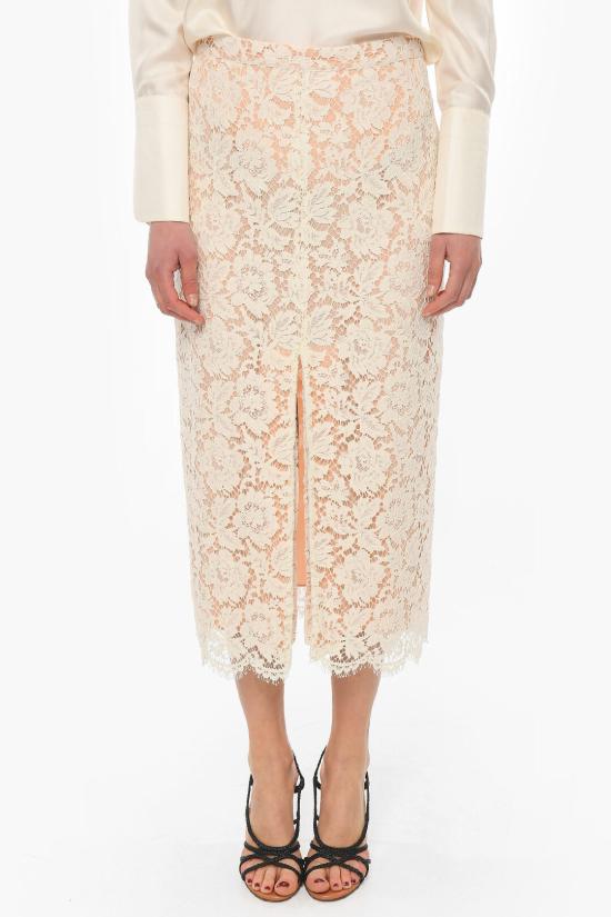  슈퍼 블론드 스커트 SB LONG LACE SKIRT15 White