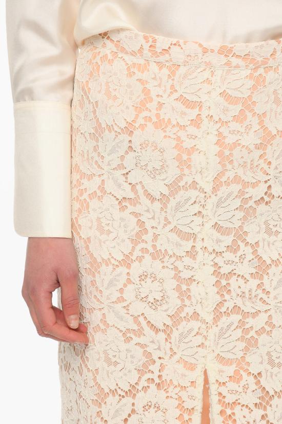  슈퍼 블론드 스커트 SB LONG LACE SKIRT15 White - SUPER BLOND