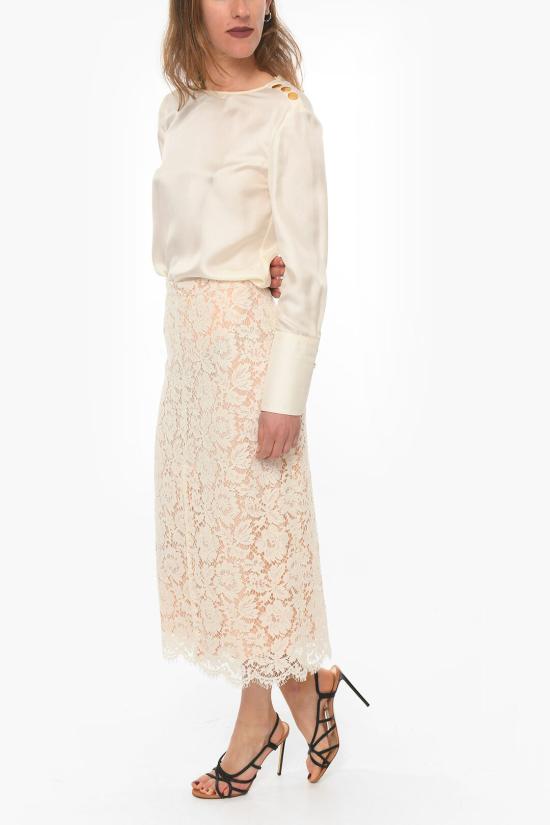  슈퍼 블론드 스커트 SB LONG LACE SKIRT15 White - SUPER BLOND