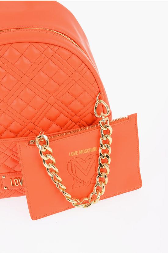  모스키노 백팩 JC4018PP1GLA0450 Orange - MOSCHINO
