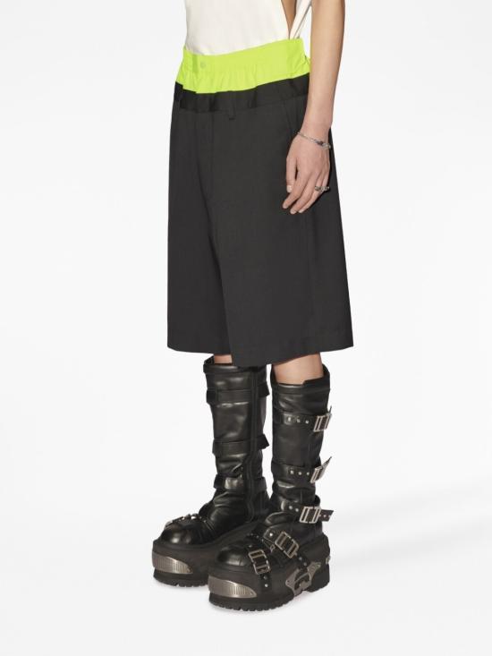  엠부시 숏팬츠 BMCB024S23FAB001 0900 Grigio scuro giallo - AMBUSH