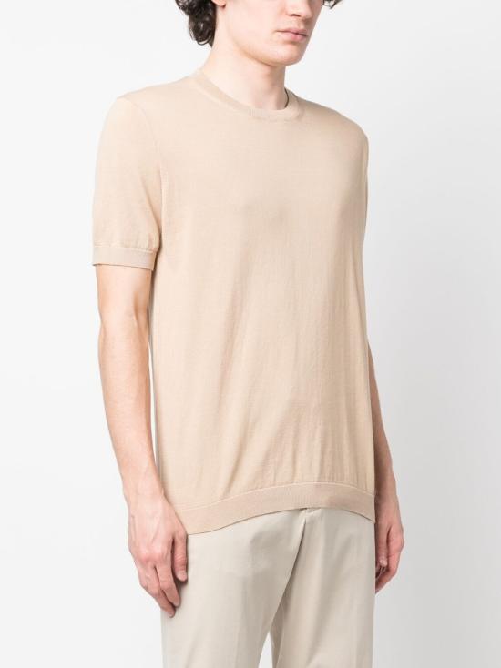  딸리아토레 반팔 티셔츠 FOX PWE23 01BEIGE - TAGLIATORE