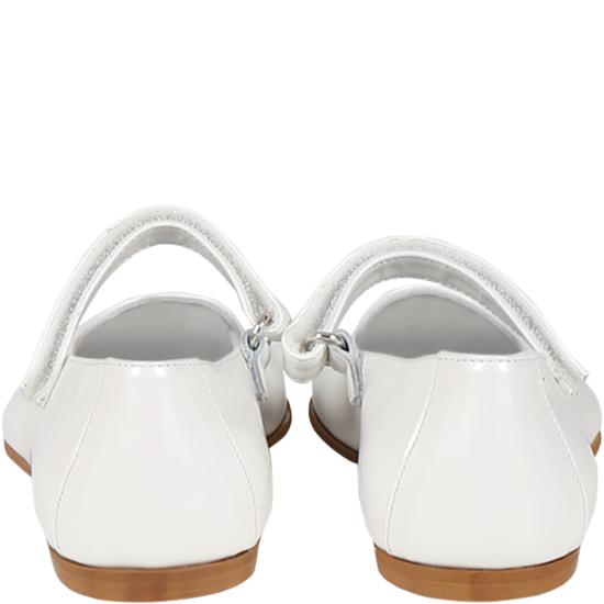 25FW [키즈] 모나리자 플랫 슈즈 879000 9706 0001 IVORY - MONNALISA