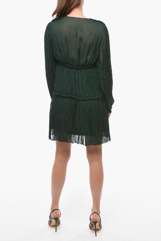  랑방 숏 원피스 RWDR0065 5166P22 441 Green - LANVIN