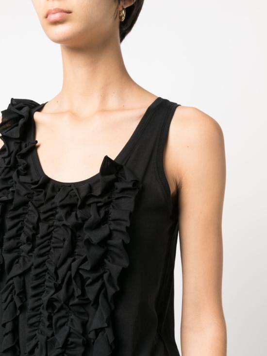  드리스 반 노튼 민소매 티셔츠 2310111176606e BLACK 900 - DRIES VAN NOTEN