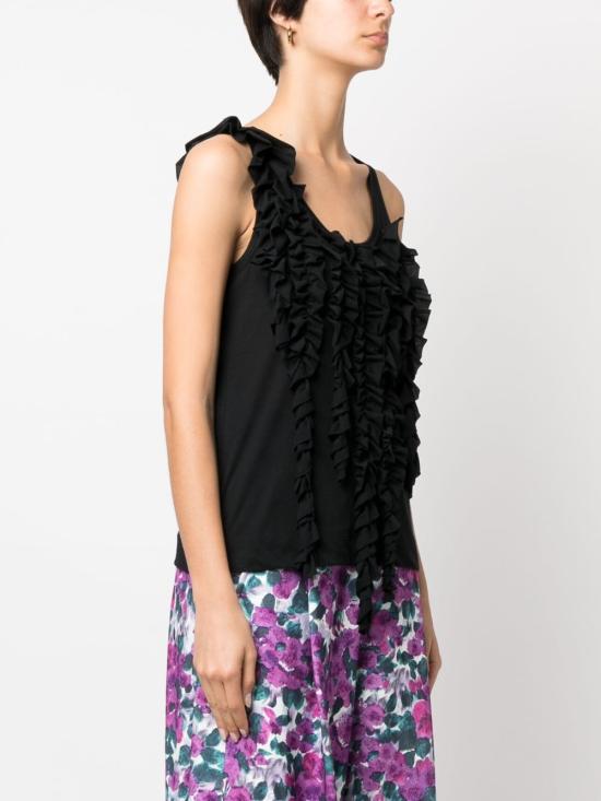  드리스 반 노튼 민소매 티셔츠 2310111176606e BLACK 900 - DRIES VAN NOTEN