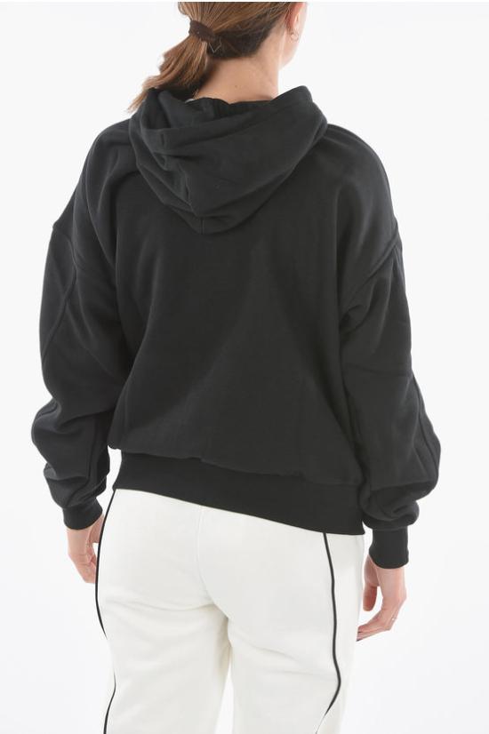  컨버스 후드 티셔츠 10024672 A02 Black - CONVERSE