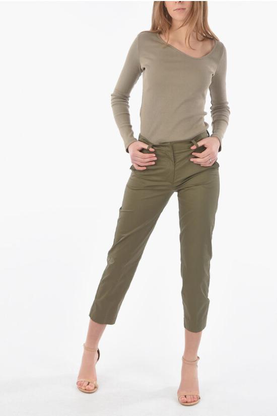  익소스 크롭 팬츠 E22E70098SAR KAKI Green - IXOS