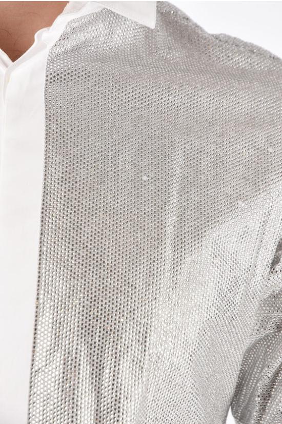  필립 플레인 긴팔 긴팔 셔츠 P19C MRP0962 PTE012N 70 White - PHILIPP PLEIN