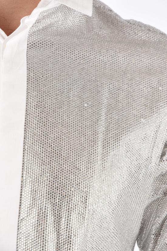  필립 플레인 긴팔 긴팔 셔츠 P19C MRP0962 PTE012N 70 White - PHILIPP PLEIN