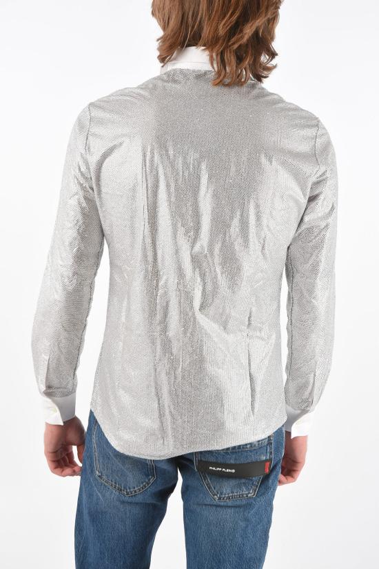  필립 플레인 긴팔 긴팔 셔츠 P19C MRP0962 PTE012N 70 White - PHILIPP PLEIN