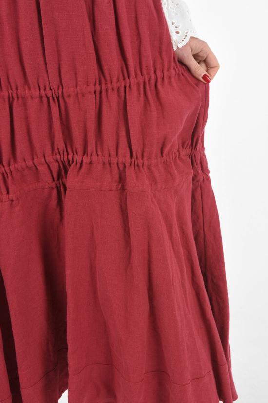  Brock Collection 롱 스커트 BRPS35006A BS025A 605 Burgundy - OTHER BRANDS