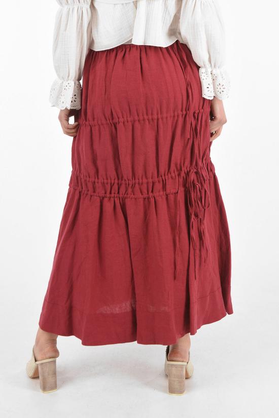  Brock Collection 롱 스커트 BRPS35006A BS025A 605 Burgundy - OTHER BRANDS
