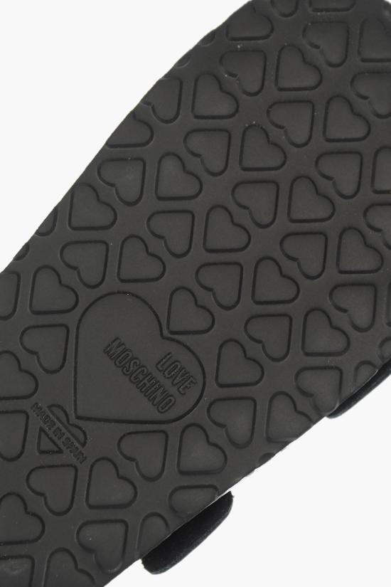  모스키노 뮬/슬리퍼 JA28073G0CIJ000A Black White - MOSCHINO