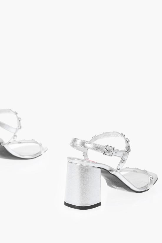  모스키노 뮬/슬리퍼 JA16137C0CJB0902 Silver - MOSCHINO
