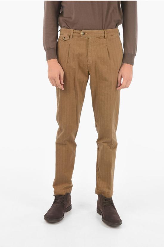  크루나 치노 팬츠 S RAVAL1P L 603COGNAC Brown