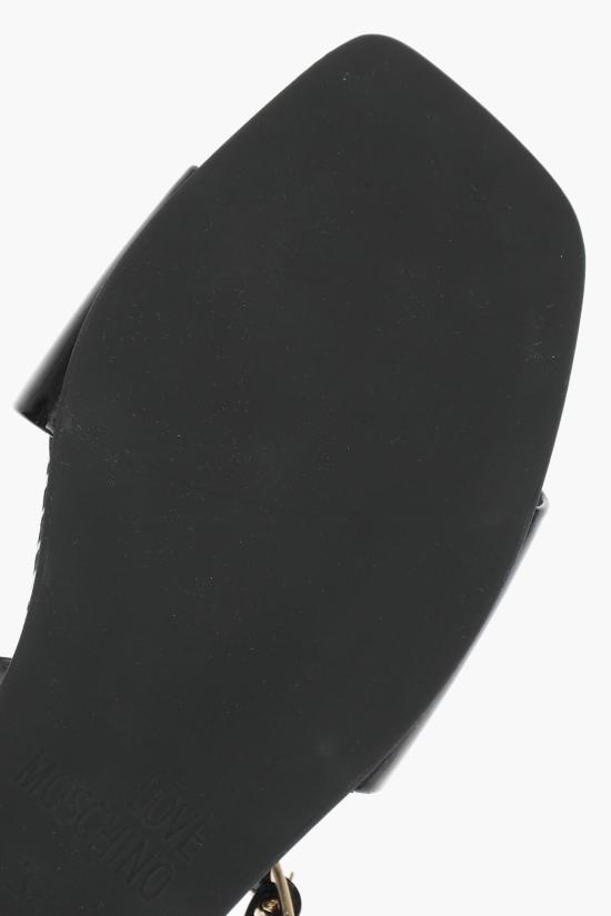  모스키노 샌들 JA16121C0CJD0000 Black White - MOSCHINO