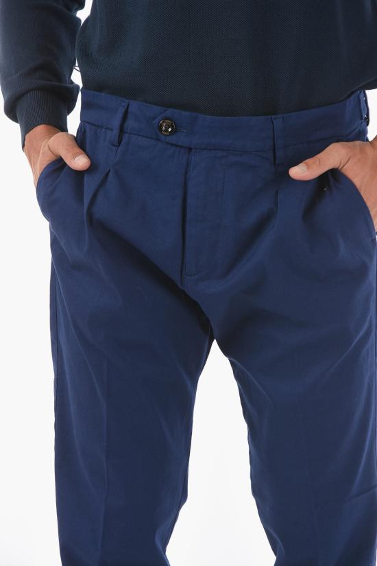  크루나 스트레이트 팬츠 S RAVAL1P L 520NAVY Blue - CRUNA
