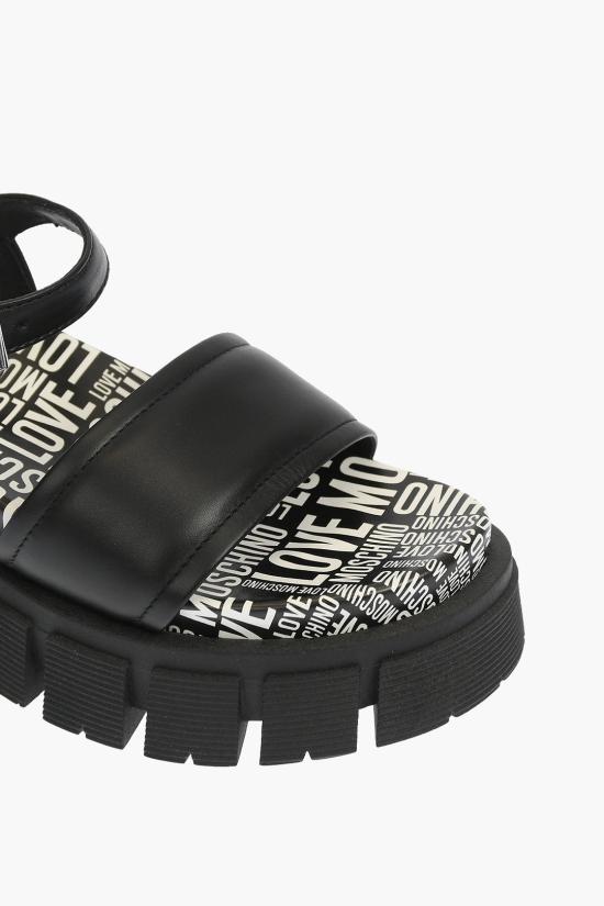  모스키노 샌들 JA16327G0EIAL000 Black - MOSCHINO