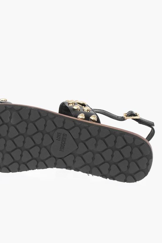  모스키노 샌들 JA16141G0CJD0000 Nero Oro - MOSCHINO