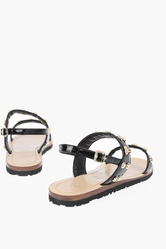  모스키노 샌들 JA16141G0CJD0000 Nero Oro - MOSCHINO