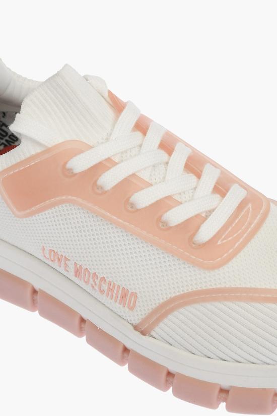 모스키노 스니커즈 JA15515G0EIZK10B Bianco Rosa - MOSCHINO