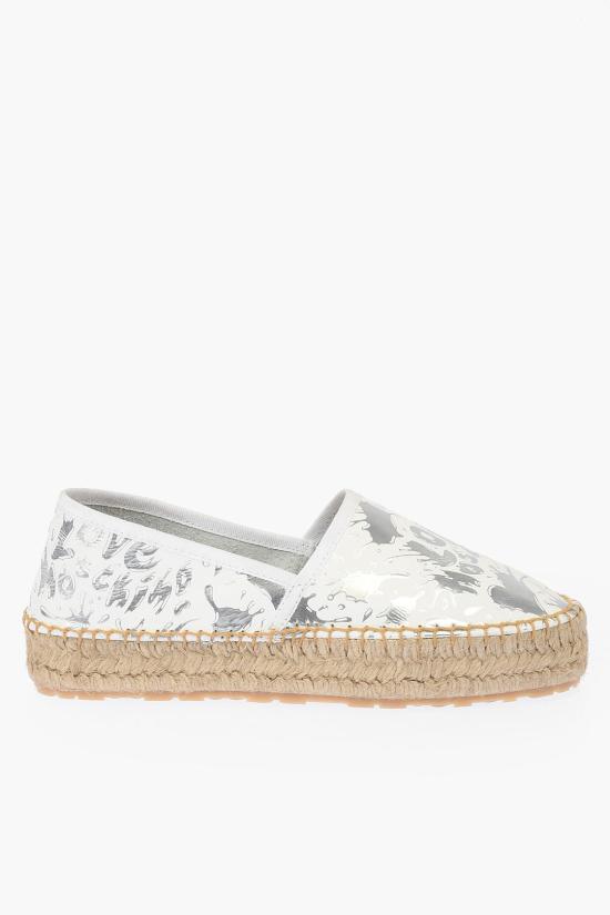  모스키노 로퍼 JA10483G0CJF010A Bianco, Argento - MOSCHINO